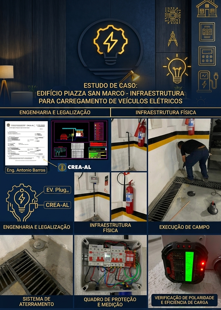 Quadro elétrico com DPS e DR