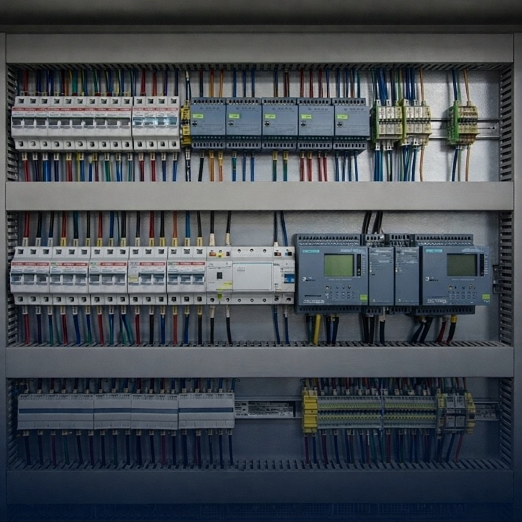 Montagem de Painéis de Comando